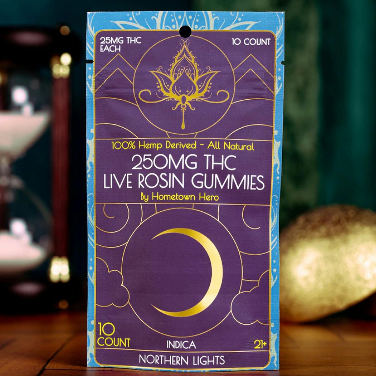 D9 Live Rosin 25mg/Piece Gummies